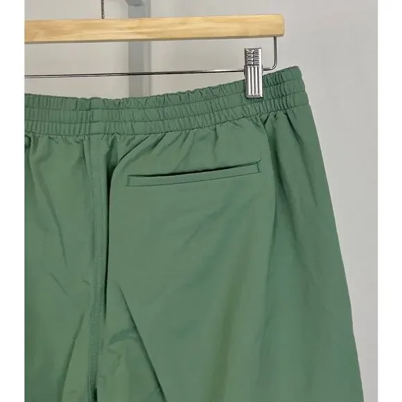 OUTDOOR VOICES RecTrek Ankle Crop Pants Zip Pocket Stretch Nylon Green XL - Picture 7 of 9